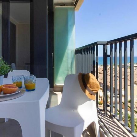 Alboraya Apartamento Con Vista Al Mar Y Piscina Valencia Exterior foto