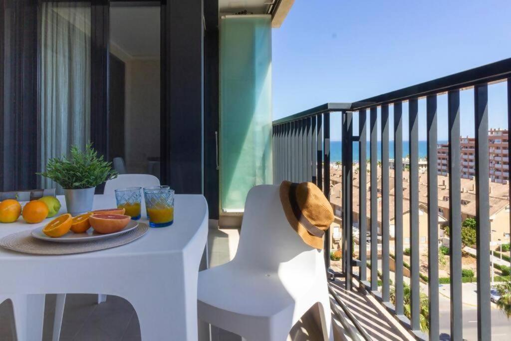 Alboraya Apartamento Con Vista Al Mar Y Piscina Valencia Exterior foto